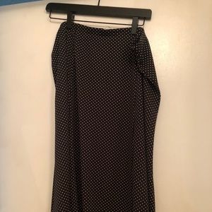 Fashion Bug Black & White Polka Dot Skirt